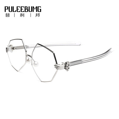 PuLeeBumG glasses frame female art plain light irregularity can be equipped with degrees myopia fashion glasses frame P8690
PuLeeBumG glasses frame female art plain light irregularity can be equipped with degrees myopia fashion glasses frame P8690