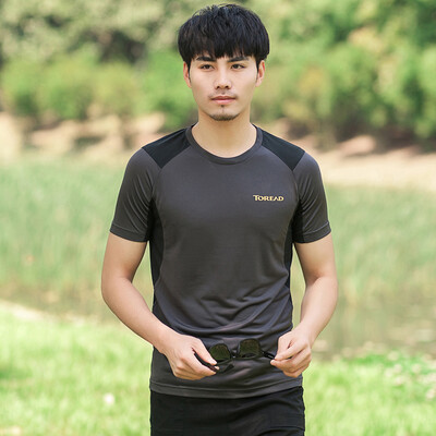 Pathfinder (TOREAD) outdoor quick-drying short-sleeved t-shirt men's breathable sweat sweat fast drying function sports round neck T-shirt KAJF81316 black / dark gray
Pathfinder (TOREAD) outdoor quick-drying short-sleeved t-shirt men's breathable sweat sweat fast drying function sports round neck T-shirt KAJF81316 black / dark gray