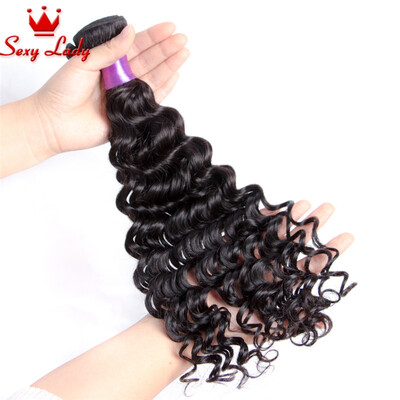 Sexy Lady Brazilian Deep Wave Hair Weaving 100% Human Hair Weave Bundles No-Remy Hair Natural Black Free Shipping 100g/Piece/lot
Sexy Lady Brazilian Deep Wave Hair Weaving 100% Human Hair Weave Bundles No-Remy Hair Natural Black Free Shipping 100g/Piece/lot