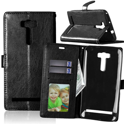 Black Style Classic Flip Cover with Stand Function and Credit Card Slot for Asus Zenfone 2 Laser ZE601KL
Black Style Classic Flip Cover with Stand Function and Credit Card Slot for Asus Zenfone 2 Laser ZE601KL