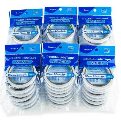 GuangBo 48 package 12mm 10y hardcover double-sided tape cotton paper double-sided tape office supplies SM-5
GuangBo 48 package 12mm 10y hardcover double-sided tape cotton paper double-sided tape office supplies SM-5