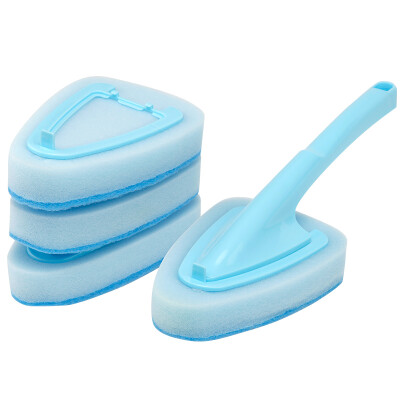 Happy Cat (KLM) Triangle Sponge Cleaning Brush Handle Replaceable Bathtub Brush Kitchen Tile Floor Tile Cleaning Replacement sz102
Happy Cat (KLM) Triangle Sponge Cleaning Brush Handle Replaceable Bathtub Brush Kitchen Tile Floor Tile Cleaning Replacement sz102