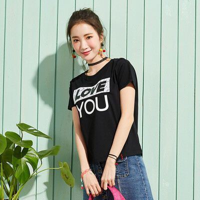 Semir summer girl ladies T-shirt round neck lace embroidery letters were thin 12216000213 orange red M
Semir summer girl ladies T-shirt round neck lace embroidery letters were thin 12216000213 orange red M