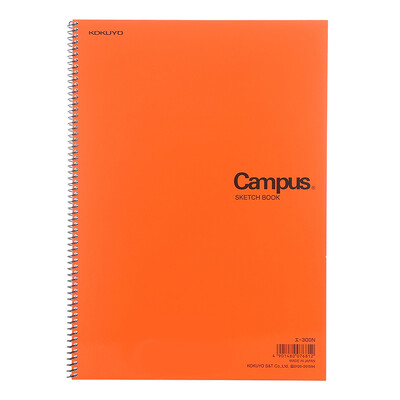 KOKUYO Japan imported Campus spiral binding sketch book picture of the sketch the student art paper A3-S 20 pages E-408N
KOKUYO Japan imported Campus spiral binding sketch book picture of the sketch the student art paper A3-S 20 pages E-408N
