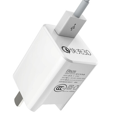 BIAZE USB3.0 быстрая зарядка 9V / 2A зарядное устройство для мобильного телефона M10 + Micro Эндрюс кабель для передачи данных 1 метр белый K5 поддержка Samsung Andrews / просо / Huawei / Meizu / OPPO
BIAZE USB3.0 быстрая зарядка 9V / 2A зарядное устройство для мобильного телефона M10 + Micro Эндрюс кабель для передачи данных 1 метр белый K5 поддержка Samsung Andrews / просо / Huawei / Meizu / OPPO