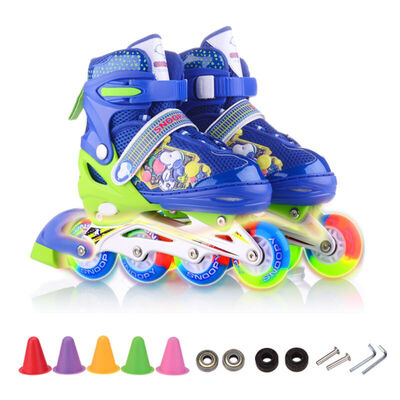Snoopy SNOOPY children's skates single full flashing ice skating wheel skates blue M code ET668
Snoopy SNOOPY children's skates single full flashing ice skating wheel skates blue M code ET668