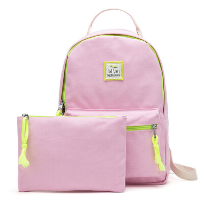 Bag lad maitres casual canvas shoulder bag female Korean version of the simple middle school student bag small fresh backpack S706 pink
Bag lad maitres casual canvas shoulder bag female Korean version of the simple middle school student bag small fresh backpack S706 pink