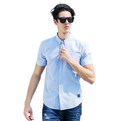 Bioneer Pioneer Camp Short Sleeve Shirt Men's Cotton Comfortable Casual Short Sleeve Shirt 666214 Light Blue
Bioneer Pioneer Camp Short Sleeve Shirt Men's Cotton Comfortable Casual Short Sleeve Shirt 666214 Light Blue