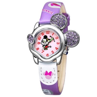 Disney (DISNEY) watch cute diamond Mickey head pink girl luminous quartz child watch DC-54016P
Disney (DISNEY) watch cute diamond Mickey head pink girl luminous quartz child watch DC-54016P