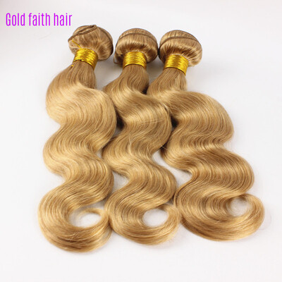 Honey Blonde 27# Color Weave Bundles 3pcs/Lot Body Wave Brazilian Human Virgin Hair 7A Grade Remy Hair Weft Extension Trendy
Honey Blonde 27# Color Weave Bundles 3pcs/Lot Body Wave Brazilian Human Virgin Hair 7A Grade Remy Hair Weft Extension Trendy