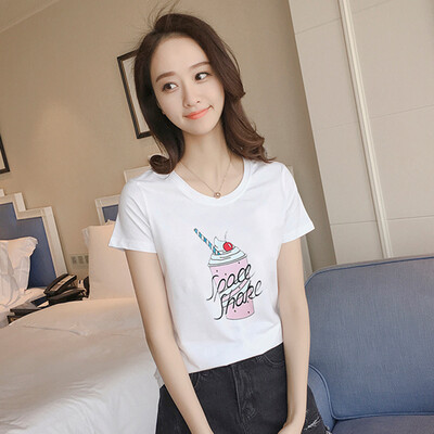 Long Yue Women&39s Small Fresh Simple Short Sleeve T-Shirt Ice Cream Pattern Print T-shirt LWTD174101 White
Long Yue Women&39s Small Fresh Simple Short Sleeve T-Shirt Ice Cream Pattern Print T-shirt LWTD174101 White