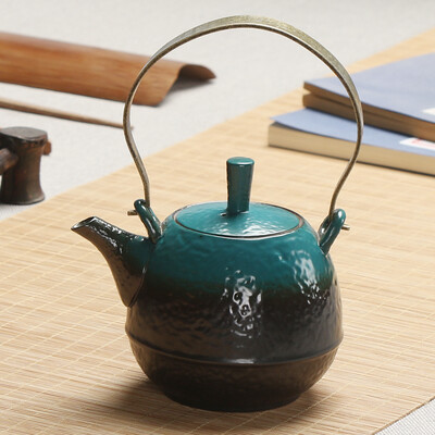 Junyu black pottery teapot filter tea teapot Japanese tea ceremony Kung Fu tea pot kiln green glaze to ment
Junyu black pottery teapot filter tea teapot Japanese tea ceremony Kung Fu tea pot kiln green glaze to ment