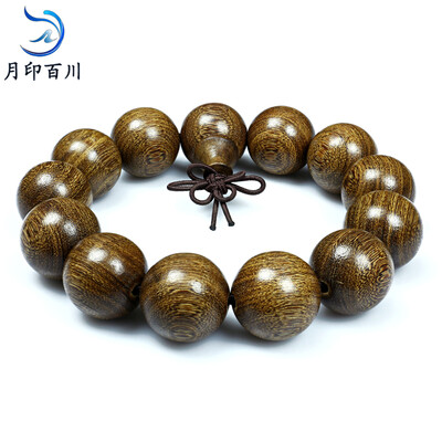Moon India century old material gold sand Tan sand beads hand string high density sandalwood beads bracelet
Moon India century old material gold sand Tan sand beads hand string high density sandalwood beads bracelet