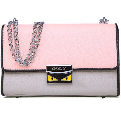 Crocodile (CROCODILE) casual cowhide shoulder diagonal cross package small devil lock chain chain tide 12671099-02 gray
Crocodile (CROCODILE) casual cowhide shoulder diagonal cross package small devil lock chain chain tide 12671099-02 gray