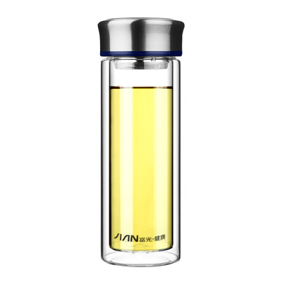 【Jingdong Supermarket】 Fu Guangjian Series Double-layer Fu Guang male and female with a teapot portable creative double-layer tea glass cup black 380ML (X1501-KSPT-380
【Jingdong Supermarket】 Fu Guangjian Series Double-layer Fu Guang male and female with a teapot portable creative double-layer tea glass cup black 380ML (X1501-KSPT-380