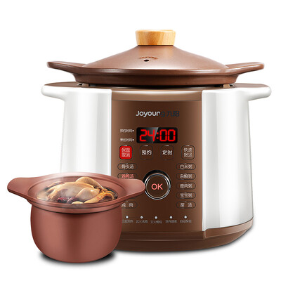 Jianyang (Joyoung) electric stew pot stew pot porridge soup soup purple casserole ceramic home automatic D-35Z1
Jianyang (Joyoung) electric stew pot stew pot porridge soup soup purple casserole ceramic home automatic D-35Z1