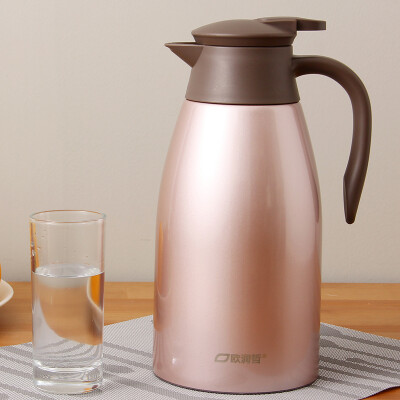 【Jingdong Supermarket】 Ou Runzhe insulated pot 304 stainless steel 2 liter high body button screw cap warm pot rose gold
【Jingdong Supermarket】 Ou Runzhe insulated pot 304 stainless steel 2 liter high body button screw cap warm pot rose gold