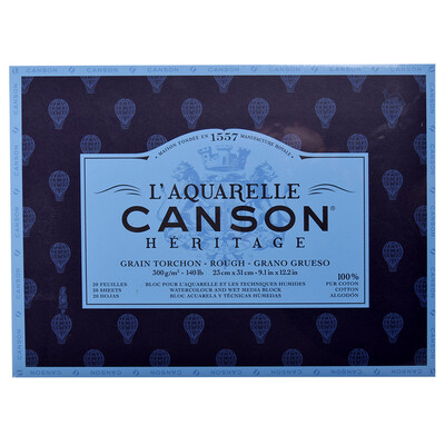 Kang Song CANSON heritage series watercolor 300g watercolor paper four-sided sealant cotton paper rough 230x310mm 20
Kang Song CANSON heritage series watercolor 300g watercolor paper four-sided sealant cotton paper rough 230x310mm 20