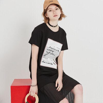 Yixiang Liying 2017 summer new long-sleeved short-sleeved dress pleated skirt two sets of 160425206 black
Yixiang Liying 2017 summer new long-sleeved short-sleeved dress pleated skirt two sets of 160425206 black