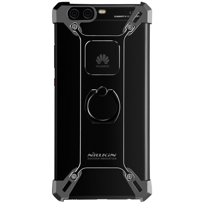 Nile gold (NILLKIN) Huawei P10Plus Rui A creative ring metal shell / protective shell black
Nile gold (NILLKIN) Huawei P10Plus Rui A creative ring metal shell / protective shell black
