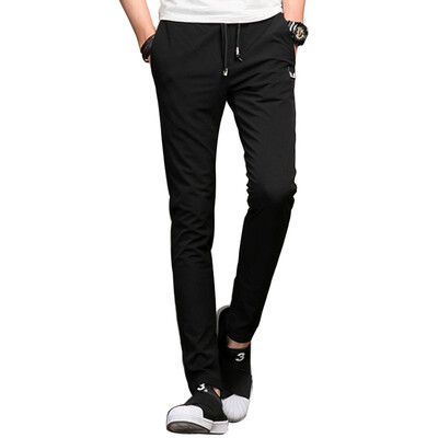 GLO-STORY trend men trousers personalized fashion casual pants elastic longs men's LXK71104 blue 32 
GLO-STORY trend men trousers personalized fashion casual pants elastic longs men's LXK71104 blue 32