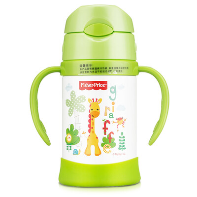 America Fisher snow cups children straw cups male&female students stainless steel double handle cups 300ML green
America Fisher snow cups children straw cups male&female students stainless steel double handle cups 300ML green