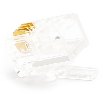 Sanba SANBAO high-quality 4P4C phone crystal head 50 bag JACK gold-plated shrapnel high-quality flame retardant materials contact transmission performance
Sanba SANBAO high-quality 4P4C phone crystal head 50 bag JACK gold-plated shrapnel high-quality flame retardant materials contact transmission performance