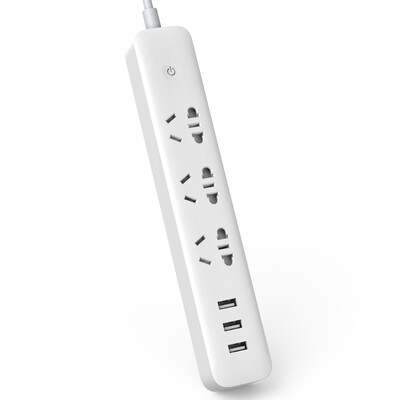 Green rice (CHING MI) new national standard wifi smart 3 + 3 USB (5V 2.1A) 1.8 meters total control socket millet ecological link board / insert / plug
Green rice (CHING MI) new national standard wifi smart 3 + 3 USB (5V 2.1A) 1.8 meters total control socket millet ecological link board / insert / plug