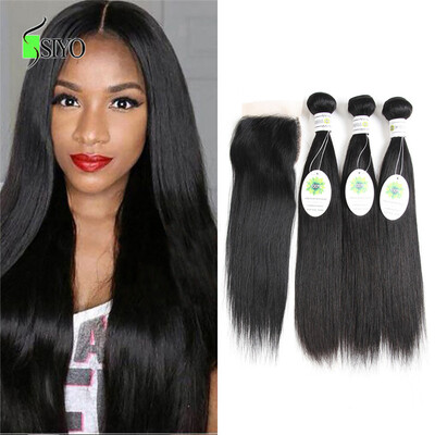 3 Bundles Malaysian Straight Hair With Closure Malaysian Virgin Hair With Closure 7A Cheap Human Hair With closure
3 Bundles Malaysian Straight Hair With Closure Malaysian Virgin Hair With Closure 7A Cheap Human Hair With closure