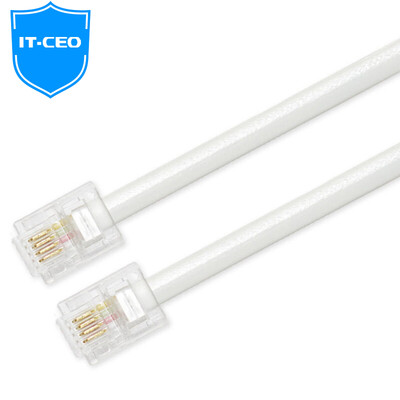 IT-CEO V084D-3 telephone line reel basephone handset / microphone / connection / handle / spring / curve 4P4C plug not straight straight 0.4 m white
IT-CEO V084D-3 telephone line reel basephone handset / microphone / connection / handle / spring / curve 4P4C plug not straight straight 0.4 m white