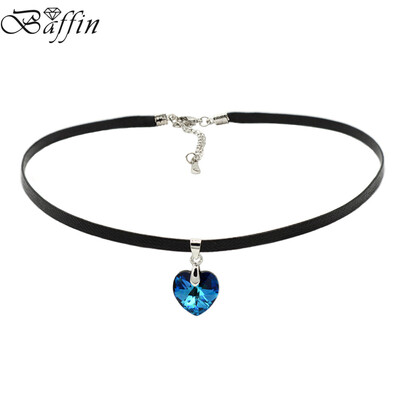 BAFFIN XILION Heart Pendant Choker Necklace Crystals From SWAROVSKI Rope Chain Necklace For Women 2017 Christmas
BAFFIN XILION Heart Pendant Choker Necklace Crystals From SWAROVSKI Rope Chain Necklace For Women 2017 Christmas