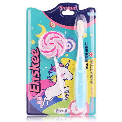 Sakura Jie Enskee children nano gingival rubber soft toothbrush NO881 3-12 gift eraser color random
Sakura Jie Enskee children nano gingival rubber soft toothbrush NO881 3-12 gift eraser color random