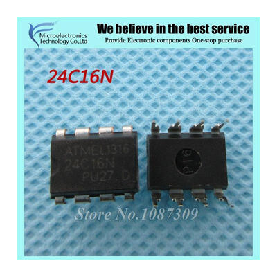 10PCS free shipping AT24C16N 24C16N 24C16 AT24N16 DIP-8 EEPROM 2048x8 16K 18-55 new original
10PCS free shipping AT24C16N 24C16N 24C16 AT24N16 DIP-8 EEPROM 2048x8 16K 18-55 new original