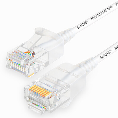 Shanze (SAMZHE) super six types of fine diameter CAT6A high purity oxygen-free copper network soft jumper 8-core twisted-pair high-speed ultra-6 type RJ45 network cable 20 meters white SZB-3200
Shanze (SAMZHE) super six types of fine diameter CAT6A high purity oxygen-free copper network soft jumper 8-core twisted-pair high-speed ultra-6 type RJ45 network cable 20 meters white SZB-3200