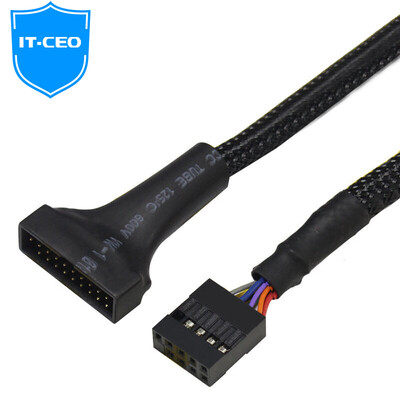 IT-CEO Y1SATA-9 USB3.0 20-pin to 9-pin USB2.0 row of DuPont line 0.15 meters long black
IT-CEO Y1SATA-9 USB3.0 20-pin to 9-pin USB2.0 row of DuPont line 0.15 meters long black