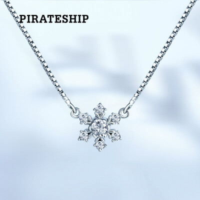Pirate ship pirateship 925 silver Japanese and Korean mini snowflake chain clavicle fashion wild temperament short silver necklace snowflake chain chain plated platinum
Pirate ship pirateship 925 silver Japanese and Korean mini snowflake chain clavicle fashion wild temperament short silver necklace snowflake chain chain plated platinum