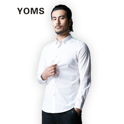 YOMS с длинными рукавами рубашки мужские хлопчатобумажные мужчины корейской версии белого самосовершенствования бесплатная горячая случайная рубашка белого цвета L 175
YOMS с длинными рукавами рубашки мужские хлопчатобумажные мужчины корейской версии белого самосовершенствования бесплатная горячая случайная рубашка белого цвета L 175