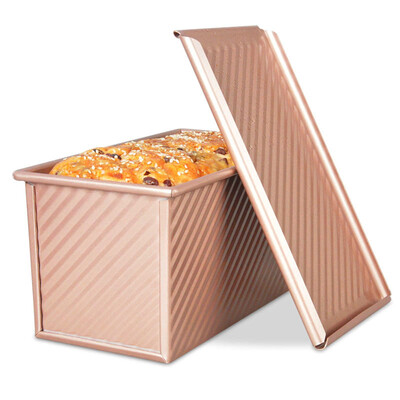 Jingdong Supermarket Thousands of Seiko 450g toast mold baking tools golden toast mold corrugated cover with non-stick clay factory bread bread oven with toast box
Jingdong Supermarket Thousands of Seiko 450g toast mold baking tools golden toast mold corrugated cover with non-stick clay factory bread bread oven with toast box
