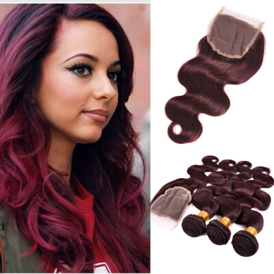 7a Burgund Brazilian Virgin Hair Brazilian Body Wave With Closure 3 Bundles 99j Brazilian Hair Website Human Hair With Closure
7a Burgund Brazilian Virgin Hair Brazilian Body Wave With Closure 3 Bundles 99j Brazilian Hair Website Human Hair With Closure