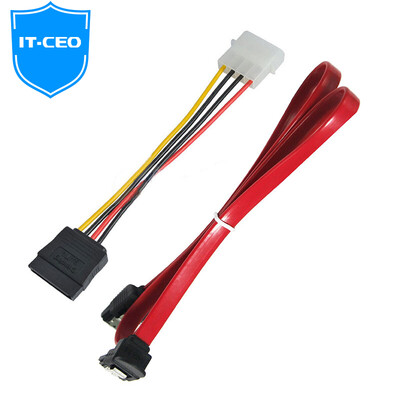 IT-CEO V08SM SATA serial port (7 + 15P) hard drive extension cable SATA data cable + power line male to female 7 +15P drive burner general 0.5 meters color
IT-CEO V08SM SATA serial port (7 + 15P) hard drive extension cable SATA data cable + power line male to female 7 +15P drive burner general 0.5 meters color