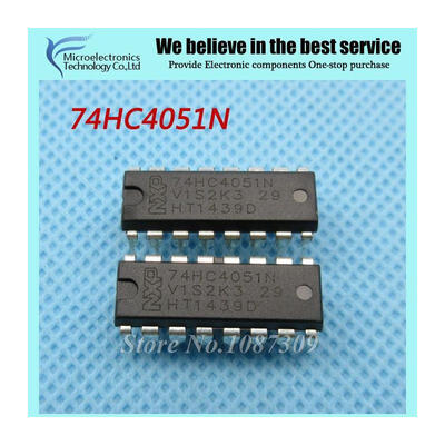 10pcs free shipping 74HC4051N 74HC4051 SN74HC4051N DIP-16 Multiplexer Switch ICs 8-CHANNEL MUXDEMUX new original
10pcs free shipping 74HC4051N 74HC4051 SN74HC4051N DIP-16 Multiplexer Switch ICs 8-CHANNEL MUXDEMUX new original