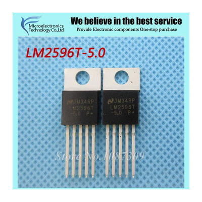 10pcs free shipping LM2596T-50 LM2596 LM2596T Voltage Regulators - Switng Regulators 150 KHZ 3A EP-DOWN VLTG REG TO-220-5
10pcs free shipping LM2596T-50 LM2596 LM2596T Voltage Regulators - Switng Regulators 150 KHZ 3A EP-DOWN VLTG REG TO-220-5