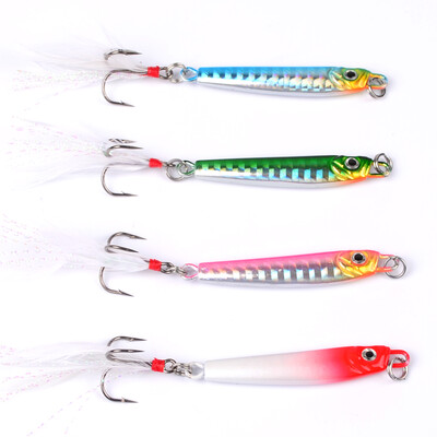 1PC Jigging Lead Fish 12G / 5.5CM Metal Jig Fishing Lure 4 Цветной металлический воблер с крючками для пера Искусственный жесткий приманка
1PC Jigging Lead Fish 12G / 5.5CM Metal Jig Fishing Lure 4 Цветной металлический воблер с крючками для пера Искусственный жесткий приманка