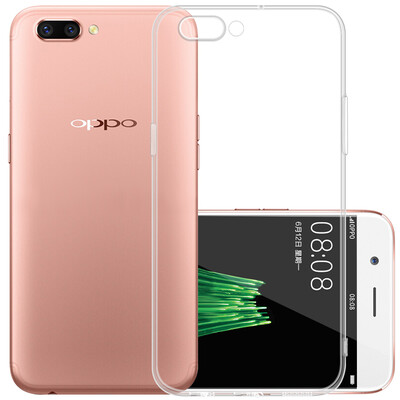 Freeson OPPO R11 Plus мобильного телефона оболочка защитный рукав / тонкие все включены наборы силикона мягкой оболочка пыль пробки / TPU прозрачных наборы мобильного телефона совершенно ясно, белые