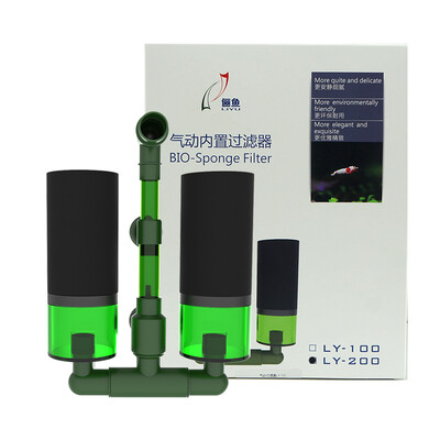 Li Yu (LIYU) LY200 water fairy double head pneumatic sponge fish tank built-in filter shrimp oyster oxygen comes with filter gas pipe (no air pump
Li Yu (LIYU) LY200 water fairy double head pneumatic sponge fish tank built-in filter shrimp oyster oxygen comes with filter gas pipe (no air pump