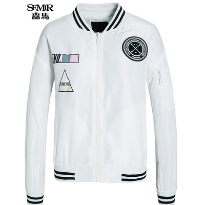 Semir Short Jacket Women's Legs Printed Embroidered Baseball Skirt 19316080363 Ben White
Semir Short Jacket Women's Legs Printed Embroidered Baseball Skirt 19316080363 Ben White