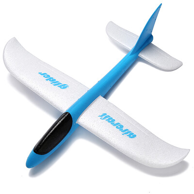 Papamama gliding aircraft large 48cm hand roll throw foam aircraft fight plug model children outdoor toys blue B2013
Papamama gliding aircraft large 48cm hand roll throw foam aircraft fight plug model children outdoor toys blue B2013