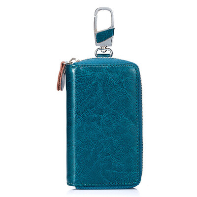 The new double key bag zipper Leather Ladies capacity Mens multi function key bag leather waist hanging
The new double key bag zipper Leather Ladies capacity Mens multi function key bag leather waist hanging
