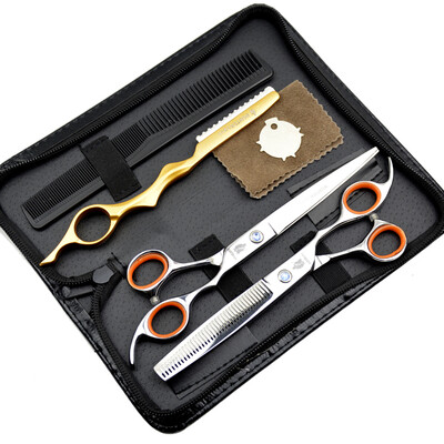 HT9138 HUNTERrapoo 7 "Набор ножниц для парикмахера Ножницы для резки и точения волос из нержавеющей стали
HT9138 HUNTERrapoo 7 "Набор ножниц для парикмахера Ножницы для резки и точения волос из нержавеющей стали
