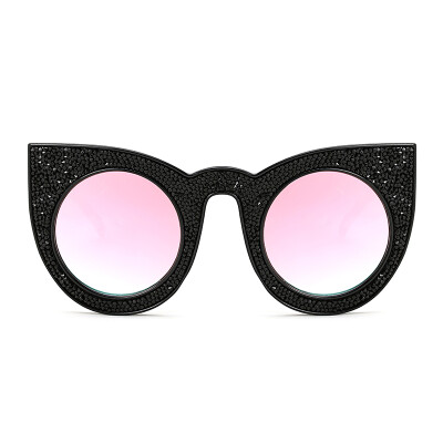 Peekaboo Fashion Oversized Cat Eye Sunglasses For Women Acetate Decorate Diamond Rhinestone Frame Eyewears Women Brand Designer
Peekaboo Fashion Oversized Cat Eye Sunglasses For Women Acetate Decorate Diamond Rhinestone Frame Eyewears Women Brand Designer